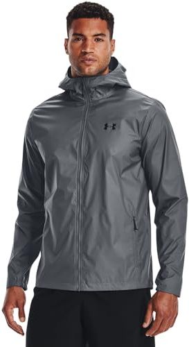 Under Armour Femme Forefront Rain Jacket, Coupe vent femme, Veste imperméable