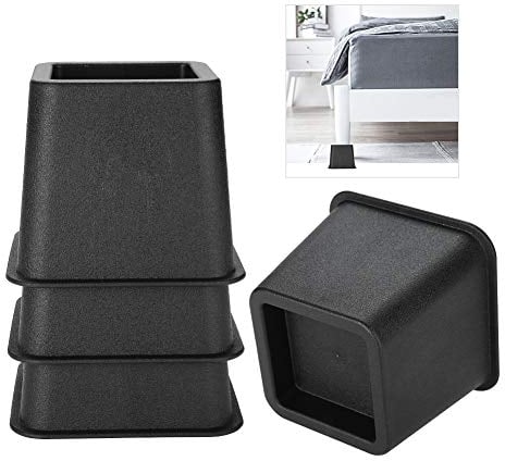 Möbelerhöhung 10cm, 4er-Set Möbelerhöher Betterhöhung Tischerhöher Elefantenfuß Bed Riser für Hochbett Stuhl Sofa unter dem Bett