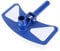 Asixxsix Pool Vacuum Head Brush, 12'' Swimming Pool Curved Blue Suction Vacuum Head Brush