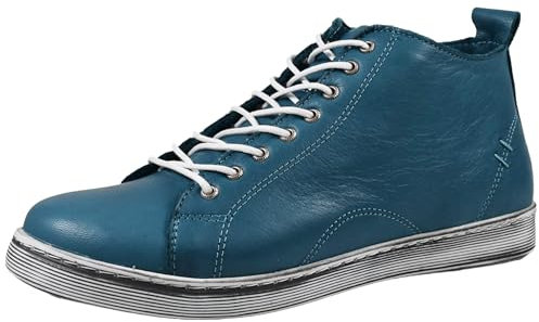Andrea Conti Damen Stiefelette Leder Boot Reißverschluss lose Einlagen 0348734, Größe:40 EU, Farbe:Mehrfarbig
