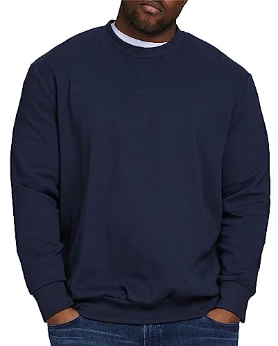Jack & Jones Men's Jjebasic Crew Neck Noos Ps Sweatshirt, Navy, 1L UK