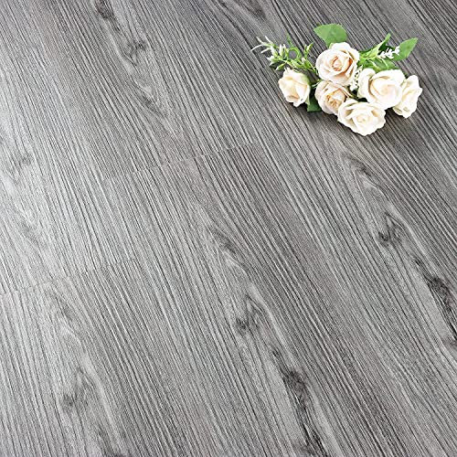 FunStick Papier Peint Autocollant Dalles de Sol en PVC Sol Adhesif Bois Revetement Sol Lames StratifiéEs en Vinyle Sticker pour Mur Meuble90x15cm