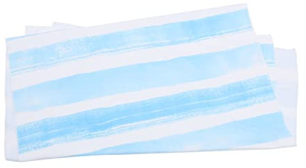 Gatuida Toalla De Playa Toallas De Baño De Piscina a Rayas Toallas De Playa Toalla De Piscina De Viaje Raya Azul Cool Micro Grande Arena Lavable Fibra Extrafina Hawai Niño Pequeño