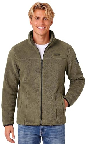 Arctic Seven Herren Fleecejacke (S-3XL) - Leicht, Flauschig, Atmungsaktiv, Hoher Kragen, Übergangsjacke Warme Jacke Männer - AS-335