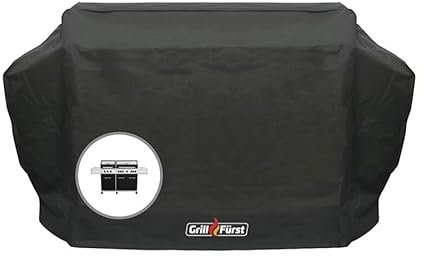 Grillfürst Grill Abdeckhaube - robuste Grill-Abdeckung 191 x 54 x 113 cm, wetterfest und wasserdicht, Abdeckung Gasgrill, Abdeckplane für Gasgrill Modell Grillfürst G750