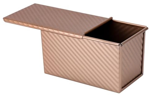 -Pullman-Kastenform – Kastenform Aus Kohlenstoffstahl, Backform Für Brot | Welllaib-Backform Mit Deckel Und Bodenloch-Design | Kastenform Zur Verbesserung Der Backeffizienz Beim Sofortigen Backen