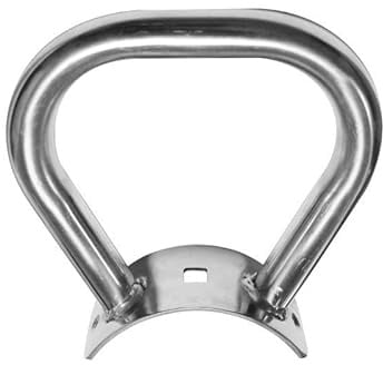 GigiToys® Handgriff zum Schaukelwippe | zum Rundbalken | Metallteil für den Zusammenbau der Schaukel | rostfreier Stahl | Kinderschaukel für Spielplatz