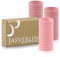 JASVERLIN Rosa ragazze cravatte per capelli spessi, 2,4 pollici grande morbido cotone senza cuciture Hairties Bands per le donne, nessun danno pieghe-free Scrunchies elastici accessori 30 pezzi