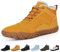 RUYI Chaussures pieds nus d'hiver pour homme et femme - Doublure chaude - Chaussures d'hiver imperméables - Chaussures de trail confortables - Avec large boîte à orteils, Wb02 Jaune, 39 EU