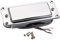 RuiJOTWAT Mini Humbucker LP Guitar Neck Bridge Pickup pour Les Paul, Echo Organ, Cigar Box Guitar-Chrome