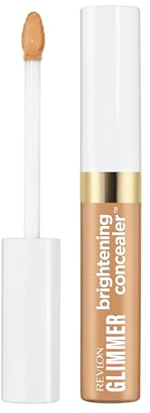 Revlon Glimmer Brightening Concealer Anti-Concealer 145 9 ml | Concealer mit leichter Deckkraft, Vitamin C, Koffein und Steviosid, ohne Übertragung, 24 Stunden Halt