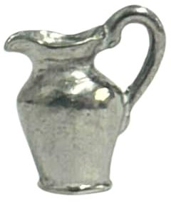 Melody Jane Ewer Water Jug Pewter 1:24 1/2in Scale Dolls House Miniature Accessory