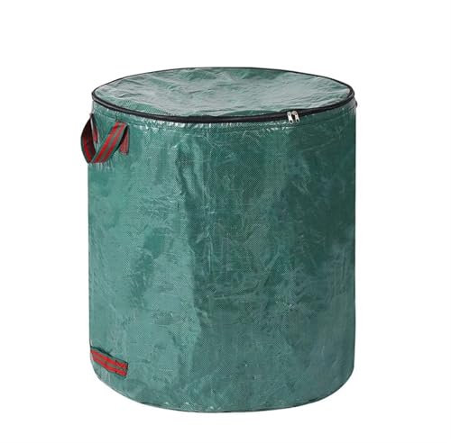 Grands sacs à déchets de jardin réutilisables et étanches en polypropylène pour poubelle de jardin 120 l