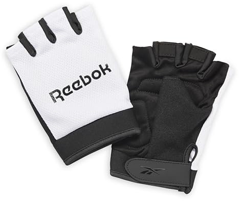 Reebok Klassische fingerlose Fitness-Handschuhe für Männer und Frauen: atmungsaktive, leichte Trainingshandschuhe für Training, Crossfit, Radfahren und Heim-Fitnessübungen