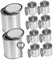 Homoyoyo 1set Empty Unlined Paint Lids and Opener for Versatile Storage for Primers Oil-based Paints Sealants and Craft Projects