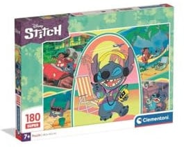 Clementoni Puzzle Stitch 180 Stücke - für Kindern 7-9 Jahre, Cartoon, Geschenk für Kinder, Made in Italy, 29800