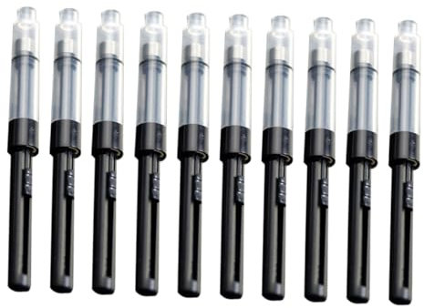 Happyyami 20pcs Push-pull Ink Absorber for Fountain Pen Refill Ink Tool Pen Absorption for School Supplies and Device Usage