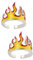Holibanna 2 Stück Schmuckstücke Ringe Flamme Silber Edelstahl Finger Der Ring Offen Verstellbarer Ring Offener Ring Metall Eisen