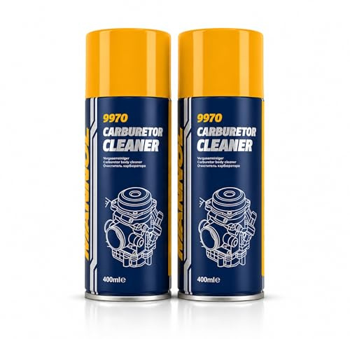Mannol Carburetor Cleaner - Vergaser Reiniger 2x400 ML - Drosselklappenreiniger - MN9970