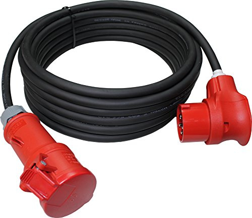 netbote24 CEE Verlängerungskabel mit Winkelstecker Vario (60°drehbar) 16A 5-polig MENNEKES IP44 5G1,5 bis 5G2,5 H07RN-F 5-50m (5G1,5; 5m)