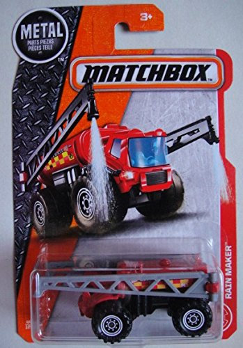 MATCHBOX RED/GRAY AND BLACK BASE RAIN MAKER #44/125