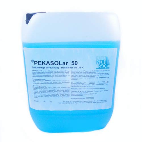 ®PEKASOLar 50 Solarflüssigkeit Glykol vorgemischt 10 Liter