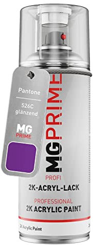 MG PRIME Pantone 526C Purple/Violet brillant acrylique bombe aérosol 2C 400ml séchage rapide