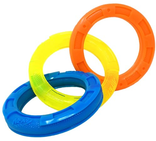 11.5in 3-Ring TPR Tug - Blue, Green & Orange