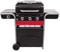 Char-Broil Gas2Coal® 330 Hybrid Grill - 3 Brenner Gas & Kohlegrill mit Seitenbrenner, Schwarz. & Amazon Basics - Gasgrill-Abdeckung - Mittel, Schwarz