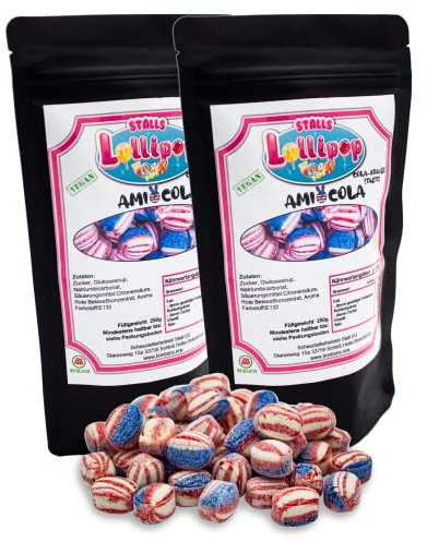 500g Amerikanische Cola Bonbons - 500g garantiert leckere Bonbons mit Cola Geschmack