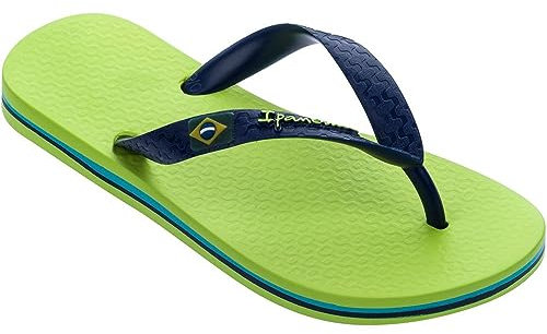 Ipanema CLAS Brasil II Kids Unisex-Flip-Flops für Kinder, Grün blau, 38 EU