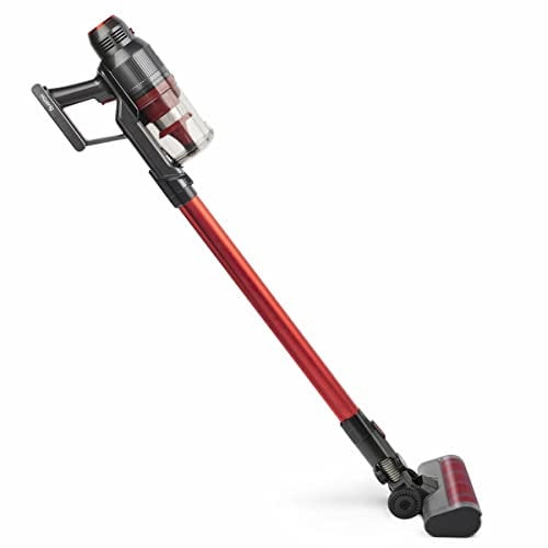H.Koenig Aspirapolvere Cordless 2 in 1 senza sacco FullPower UPX22, Potente, Compatto, Leggero, Efficiente, Elevata autonomia, Silenzioso, 220W, Multifunzione, 2 spazzole incluse
