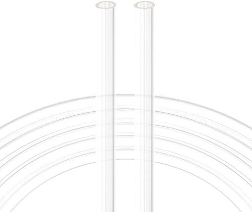 sourcing map Tuyau pneumatique en polyuréthane pour compresseur d'air - 5 mm x 8 mm x 12 m - Transparent