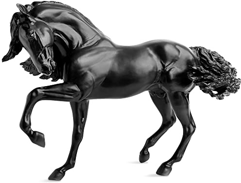 Breyer Bandai Traditionelle Serie Sjoerd – Friesen-Modell, 20 cm, Maßstab 1:9, Friesenpferd, handbemaltes Pferde-Spielzeug, Sammelfiguren sind tolle Pferde-Geschenke für Mädchen und Jungen