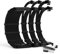 ABNO1 PSU Cable Extension Kit with Two Sets of Cable Combs 1x24Pin/1x8Pin(4+4) EPS/2x8Pin(6P+2P) PCI-E/ 30CM Length,PC Sleeved Cable for ATX Power Supply(Black)