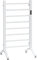 HOMCOM Scaldasalviette Elettrico a 8 Barre con Timer e Controllo Temperatura, in Acciaio al Carbonio, 50x45x90 cm, Bianco