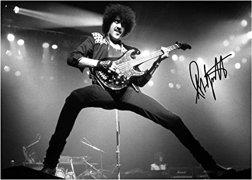 Generic | Phil Lynott | Thin Lizzy | Fotodruck-Poster | vorsigniert | Pro Glanzpapier | Größe: A3 (29,7 x 42 cm)