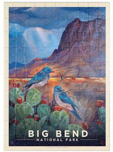 MyPuzzle Big Bend National Park: Birds - Premium 100 Teile Puzzle - MyPuzzle Sonderkollektion von Anderson Design Group