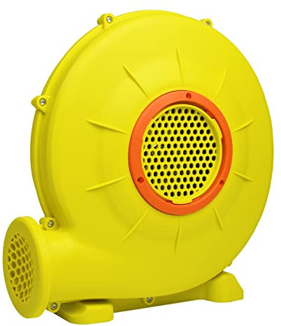 VA-Cerulean 350W Gebläse,Hüpfburg Luftpumpe Ventilator für Aufblasbare,Elektrische Windmaschine,Luftgebläse mit Schalter Griff Nagel,Wasserdicht Turbolüfter Geeignet für drinnen und draußen
