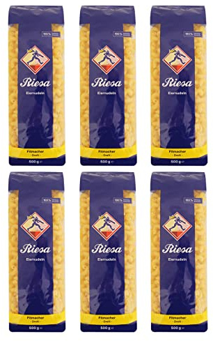 6er Pack Riesa Nudel Fitmacher Drelli (6 x 500 g)