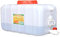 Jericane Eau Bidon d'eau Extérieur 50L/60L/90L Seau en Plastique De Qualité Alimentaire des Ménages avec Un Premier Réservoir Extérieur Rectangulaire Couvercle Drop Réservoir d'eau Durable(Size:90L)
