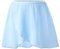 boruizhen Ballett Wickelrock Tanz Rock Chiffon Ballettrock Mädchen Mit Dehnbarem Taillenband für Kinder und Damen Blau S