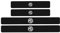 RIDGOEL 4Pcs Car Door Sill Protector Kick Plate Guard for MG ZS EV HS GT MG4 3 5 6 7 RX5 RX8, Carbon Fiber Automobile Threshold Protection Sticker Welcome Pedal Decor Accessories White