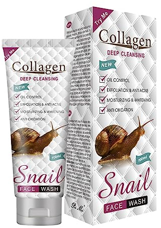 Schaumreiniger Mit Schneckenextrakt, 100 Ml Gesichtsreiniger Für Poren Und Mitesse r, Feuchtigkeitsspendender Gesichtsreinigungsschaum, Korean Snail Skin Care Gesichtsreiniger Reduziert Poren