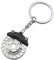 JNNJ Porte-Clés Disque de Frein de Voiture, Porte Clé Rotor de Frein Auto en Métal, Porte-Clés pour Amateurs de Voitures, Personnalisé Chaîne-Clés Auto Accessoire Cadeau Décoration(Noir)