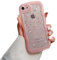 HJWKJUS iPhone 6/6s Case, Cute Clear Sparkly Bling Star Design, Shockproof Protective Slim Soft TPU Cover for Women-Pink