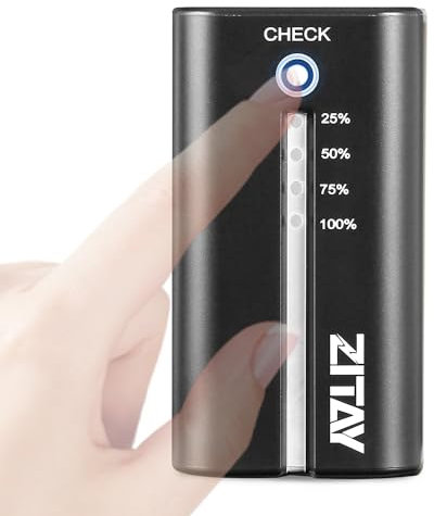ZITAY NP-F550 Akku 3400 mAh NPF Akku für Sony NP-F750 NP-F530 NP-F570 NP-F330 Monitor BMPCC 6K Pro Cinematic Video Lighting