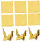 STOBOK 100st Einseitiges Perlmutt-origami Farbiges Papier Origamipapier 10x10 Drachenpapier Glückssternpapier Perlen-origami-papier Golden Geprägt Strukturiertes Papier Handbuch Vorschule