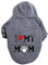 Hundepullover, I Love My Mom T-Shirts FüR Hunde Hundebekleidung Kapuzen Sweatshirt Winterkleidung Große Hunde Knopfdesign Hundepullover Winter Einteiler Weich Haustier Hundepulli (Grey, 2XL)