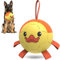HETOO Dog Football with Straps, Interactive Toys for Tug of War, Puppy Birthday Gifts, Dog Water Toy, Durable Dog Balls for Medium & Large (8 Inch)